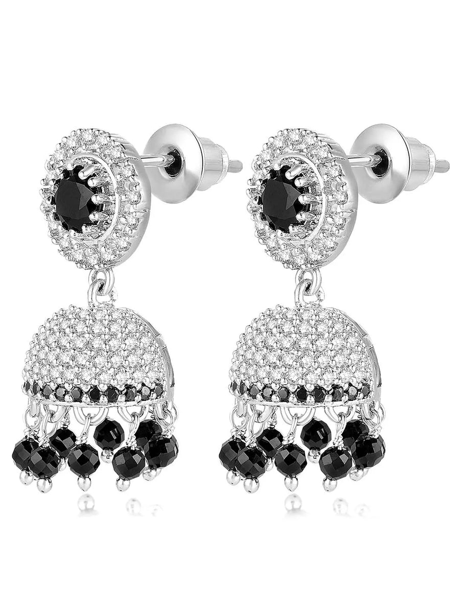 CZ Jhumki Design – Elegant CZ Jewellery by Peora