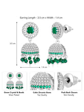 CZ Jhumki Design – Elegant CZ Jewelry by Peora


