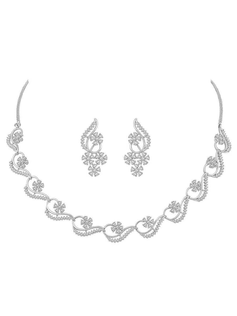 Ballet Floral Necklace Set – Graceful Floral Jewellery by Peora
