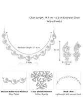 Ballet Floral Necklace Set – Graceful Floral Jewellery by Peora
