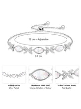 Pearl CZ Adjustable Bracelet by Peora – Graceful Fashion Jewellery

