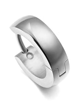 Modern Stainless Steel Hoop Earrings
