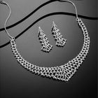 Divinity CZ Necklace Set – Graceful CZ Stone Jewellery by Peora
