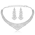 Divinity CZ Necklace Set – Graceful CZ Stone Jewellery by Peora
