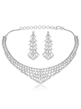 Divinity CZ Necklace Set – Graceful CZ Stone Jewellery by Peora
