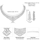 Divinity CZ Necklace Set – Graceful CZ Stone Jewellery by Peora
