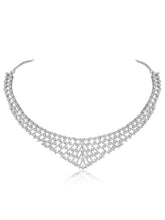 Divinity CZ Necklace Set – Graceful CZ Stone Jewellery by Peora
