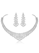 Divinity CZ Necklace Set – Graceful CZ Stone Jewellery by Peora
