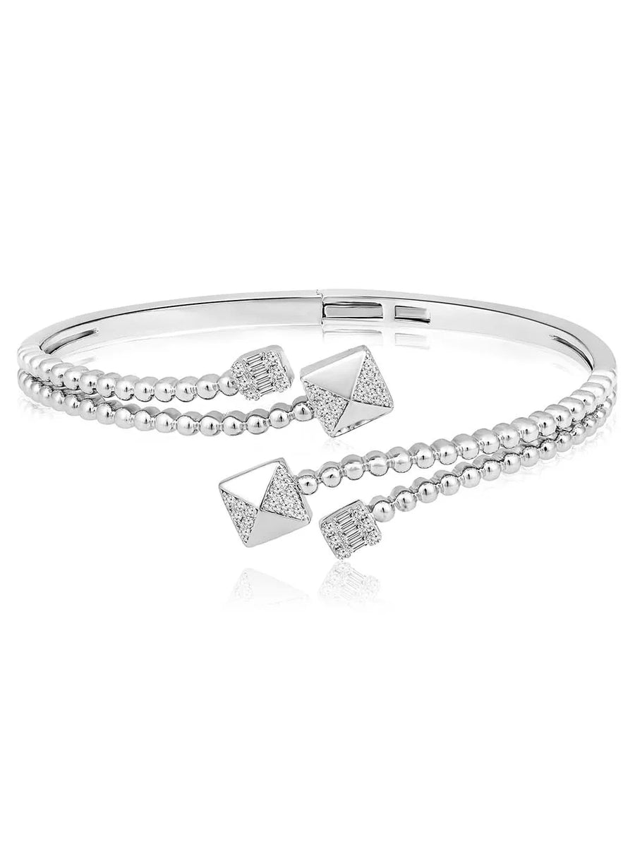 CZ Kada for Women – Elegant Cubic Zirconia Bangles | Peora