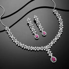 CZ Necklace Set – Elegant Sparkle Jewellery Collection by Peora
