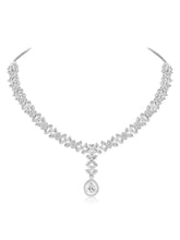 CZ Necklace Set – Elegant Sparkle Jewellery Collection by Peora
