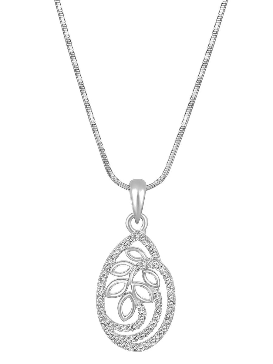 Timeless Divine Droplets CZ Pendant Set