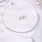 CZ Necklace Set – Sparkling Fashion Jewellery by Peora

