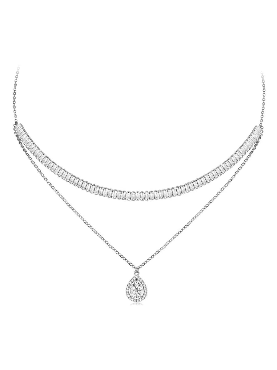CZ Necklace Set – Sparkling Fashion Jewellery by Peora

