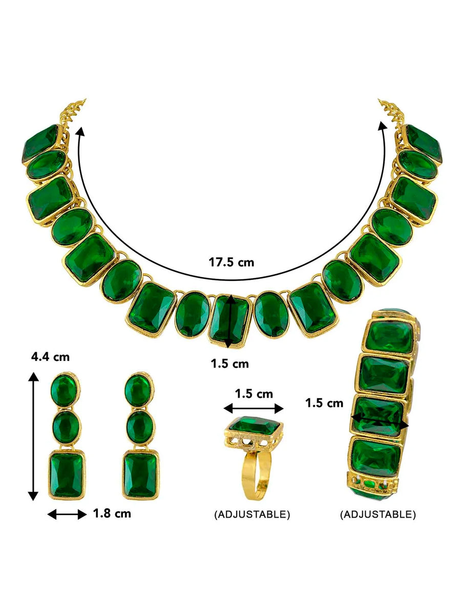 Necklace Set & Ring by Peora | Matching Fashion Jewellery for Women

