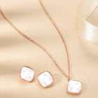 Petals Pearl Pendant Set by Peora – Elegant Fashion Jewellery

