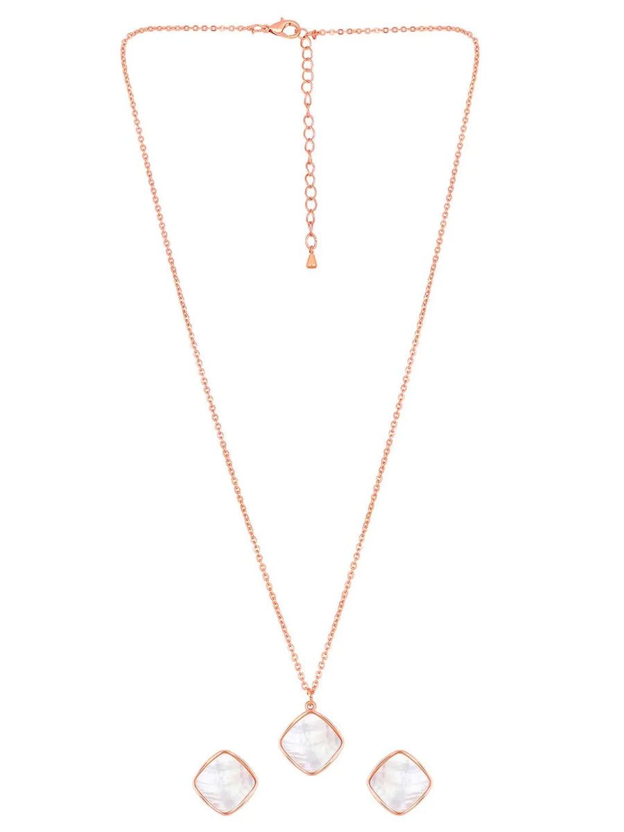 Petals Pearl Pendant Set by Peora – Elegant Fashion Jewellery

