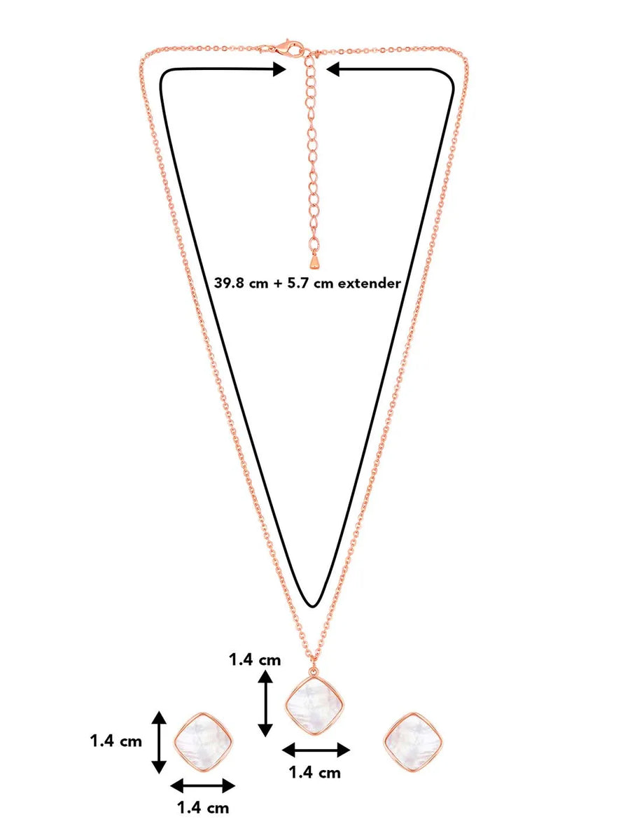 Petals Pearl Pendant Set by Peora – Elegant Fashion Jewellery

