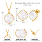Petals Pearl Pendant Set by Peora – Elegant Fashion Jewellery

