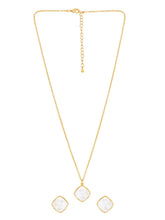 Petals Pearl Pendant Set by Peora – Elegant Fashion Jewellery

