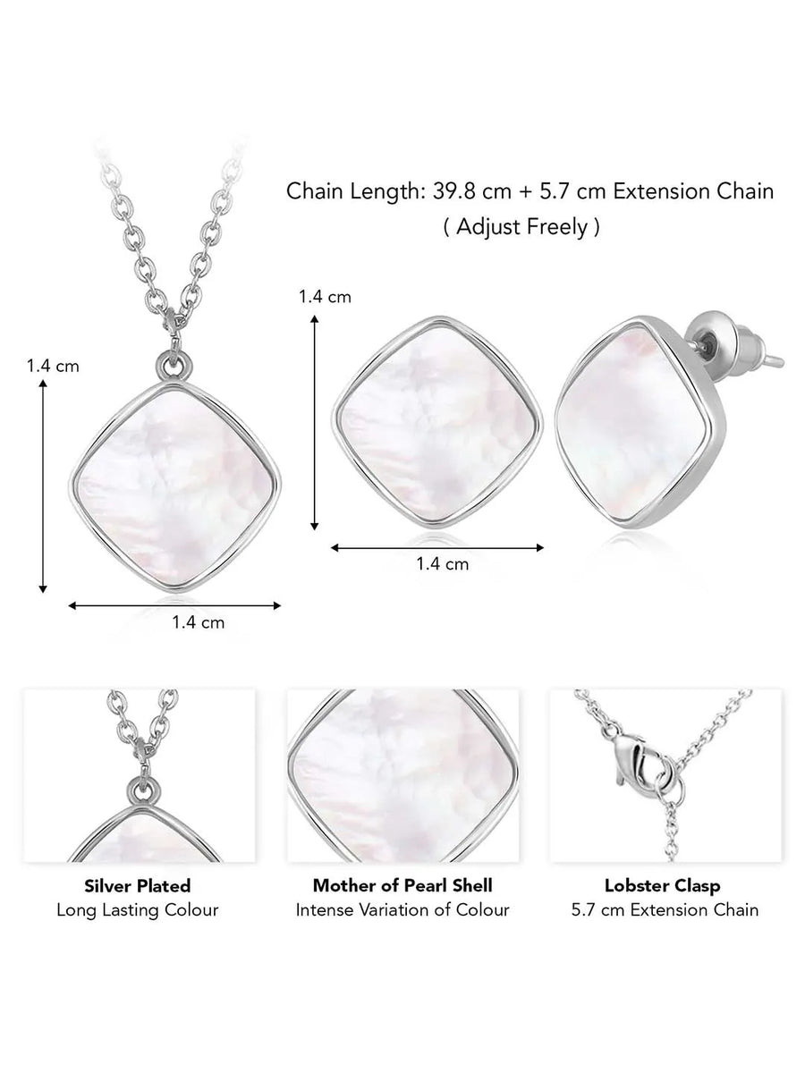 Petals Pearl Pendant Set by Peora – Elegant Fashion Jewellery

