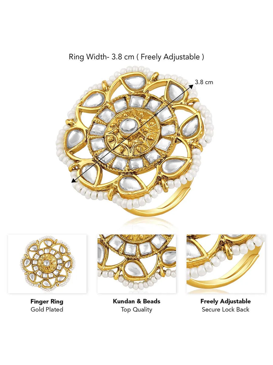 Elegance Statement Ring | Refined Fashion Jewellery by Peora

