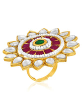 Rose Bloom Statement Ring | Elegant Floral Ring by Peora

