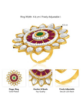 Rose Bloom Statement Ring | Elegant Floral Ring by Peora

