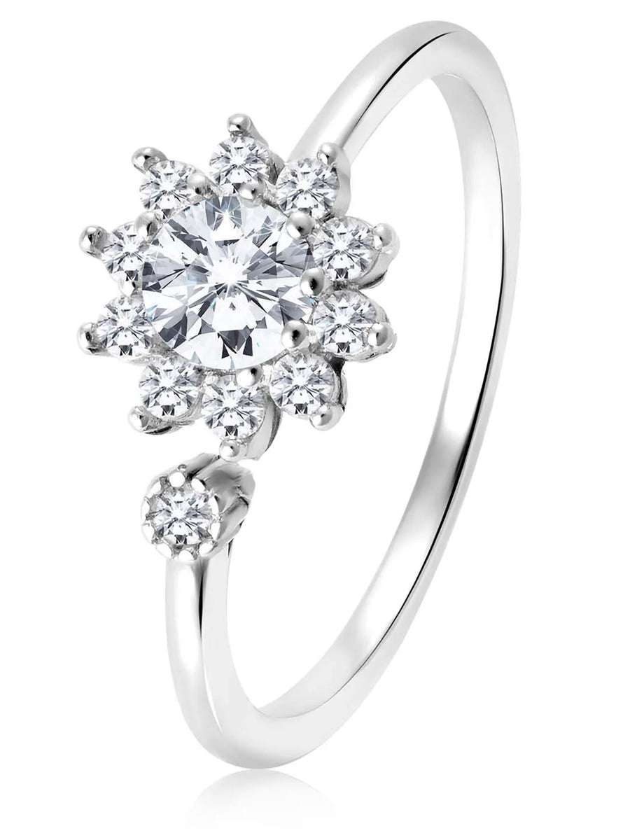 Eternal Sparkle CZ Ring | Timeless Shine by Peora

