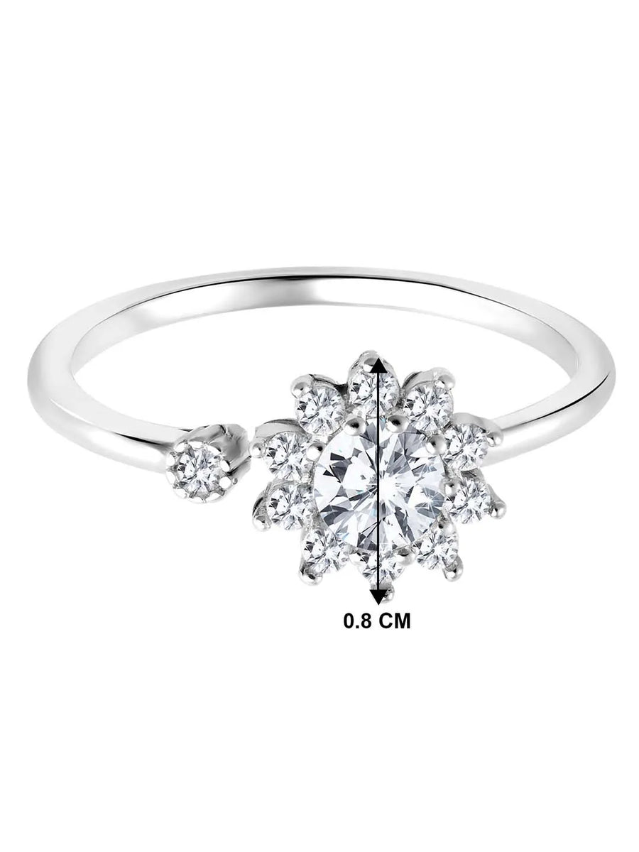 Eternal Sparkle CZ Ring | Timeless Shine by Peora

