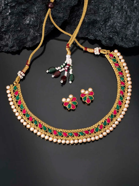 Kundan Necklace Set – Royal Traditional Jewellery | Peora