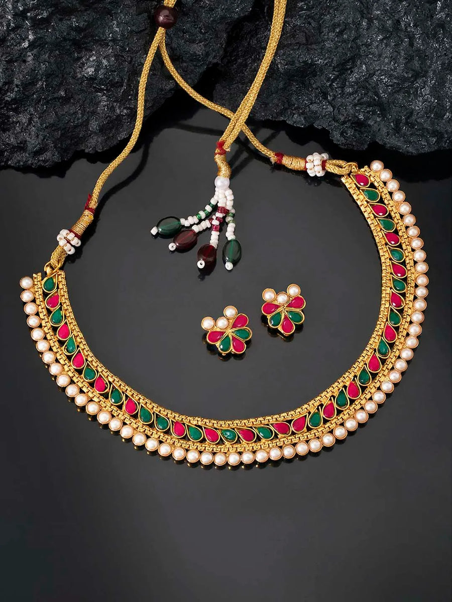 Kundan Necklace Set – Royal Traditional Jewellery | Peora