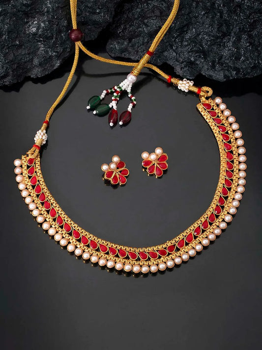 Kundan Necklace Set – Royal Traditional Jewellery | Peora