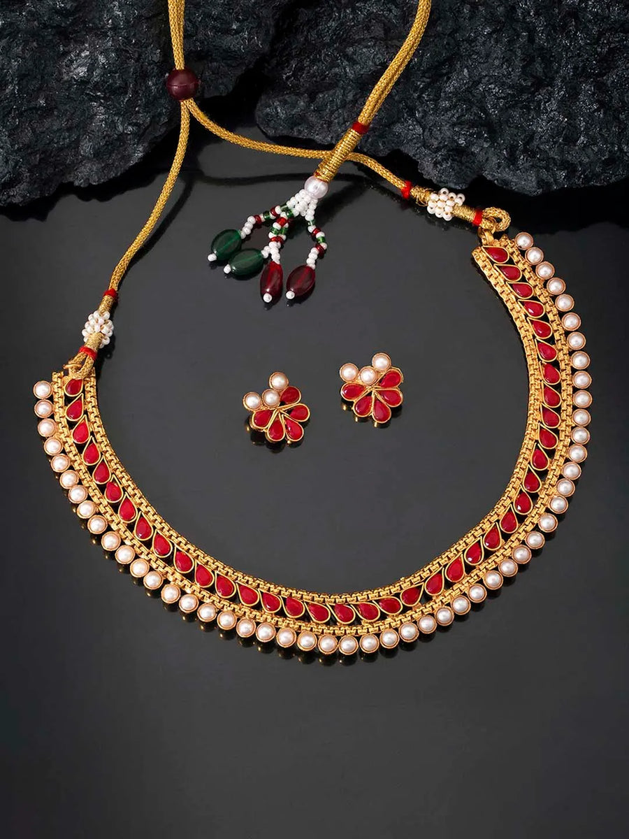 Kundan Necklace Set – Royal Traditional Jewellery | Peora