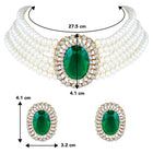 Pearl Choker Set – Sophisticated Fashion Jewellery by Peora


