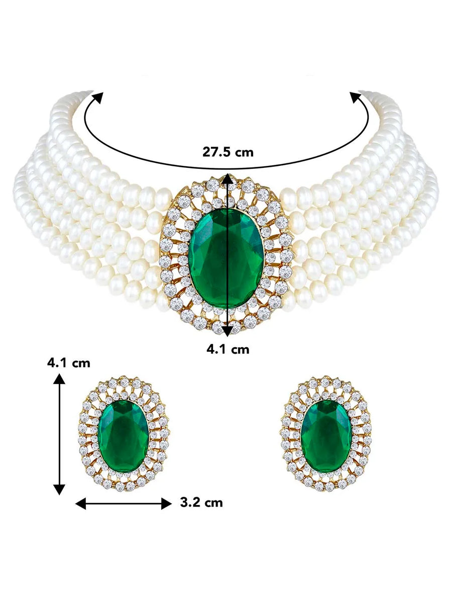 Pearl Choker Set – Sophisticated Fashion Jewellery by Peora

