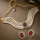 Pearl Choker Set – Sophisticated Fashion Jewellery by Peora

