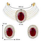 Pearl Choker Set – Sophisticated Fashion Jewellery by Peora

