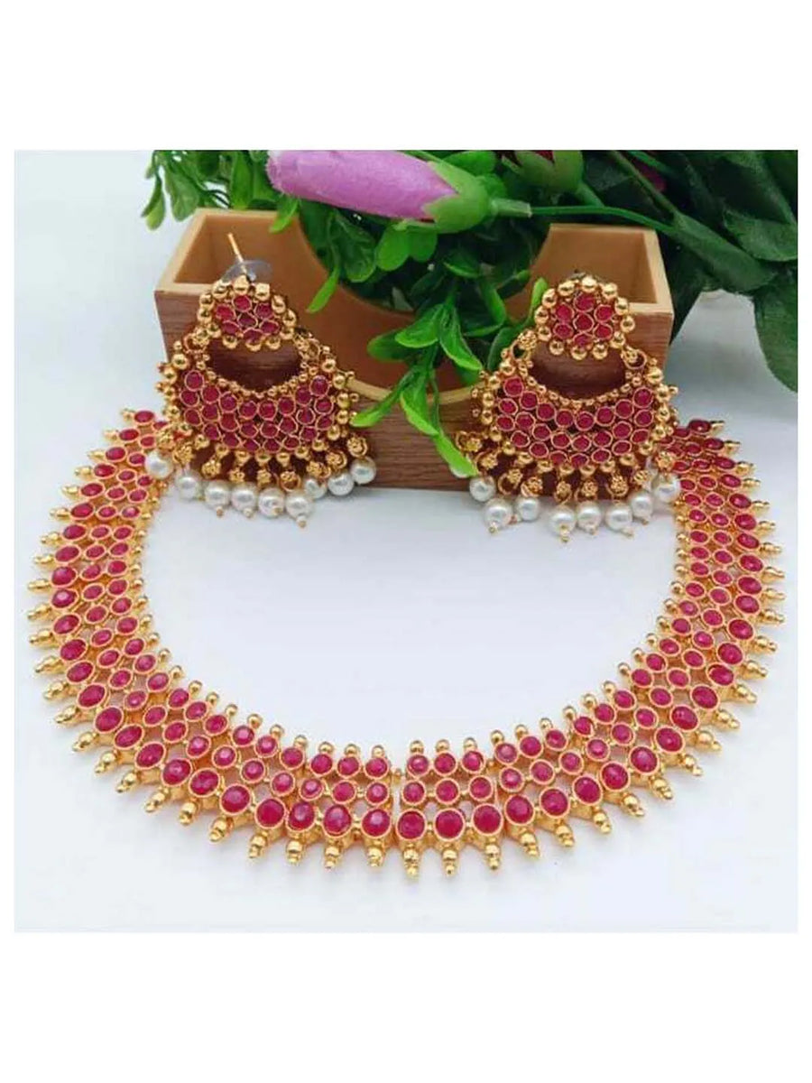 Stones Chic Necklace Set – Trendy Fashion Jewellery by Peora

