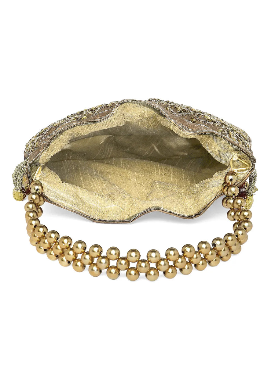 Shine On Studded Stone Potli Bag