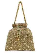 Shine On Studded Stone Potli Bag
