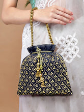 Shine On Studded Stone Potli Bag
