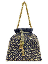 Shine On Studded Stone Potli Bag