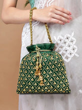 Shine On Studded Stone Potli Bag