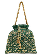 Shine On Studded Stone Potli Bag