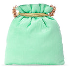 Shine On Studded Stone Potli Bag - Mint