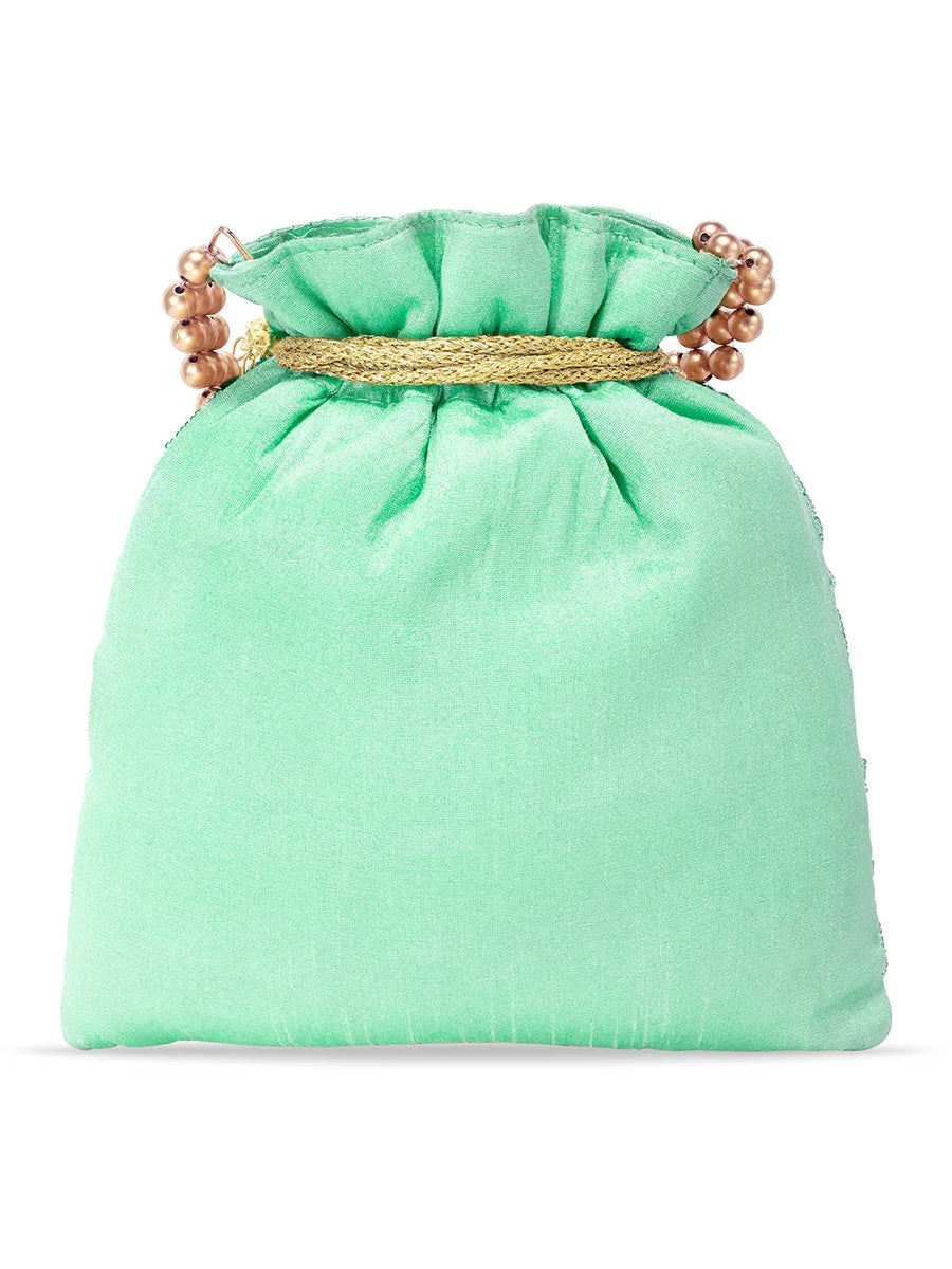 Shine On Studded Stone Potli Bag