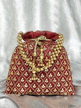 Shine On Studded Stone Potli Bag