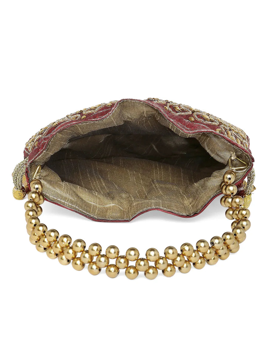 Shine On Studded Stone Potli Bag