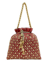 Shine On Studded Stone Potli Bag